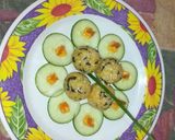 Foto langkah ke 6 dari resep Bola bola Nasi Tuna Mayo.