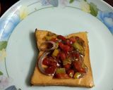 A picture of step 2 of Sandwich with Poached Egg.
