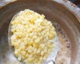 A picture of step 1 of Mung daal fingers.