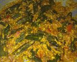 A picture of step 6 of Dahi Bhindi Okra in Curd.