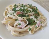 Foto del paso 6 de la receta: Spaghetti con crema y mayonesa