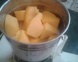 पपाया मिल्क शेक(papaya milkshake recipe in hindi) रेसिपी चरण 2 फोटो