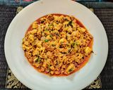 A picture of step 6 of Bheja Fry Mumbai style / Scrambled Fried Brain with Indian spices.