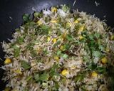 A picture of step 3 of Corn Methi Pulao.