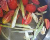 Hình bước làm 1 của món Canh hà đậu bắp