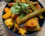 आलू सहजन की सब्जी (aloo sahjan ki sabzi recipe in Hindi) रेसिपी चरण 7 फोटो