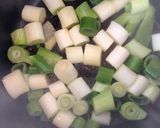 A picture of step 2 of Potato and Leek Soup.