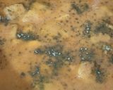 A picture of step 3 of Shahi paneer.
