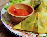 Foto langkah ke 8 dari resep Resep Samosa Ragout Daging Rumahan | Samosa Kulit Lumpia.