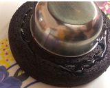 A picture of step 7 of Oreo biscuit Cake.