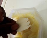 A picture of step 2 of Spicy homemade crisps.