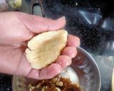 A picture of step 3 of Dates Dryfruits Kalakand rolls.