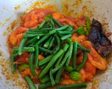 Foto langkah ke 4 dari resep Balado Udang Kentang Kacang panjang.