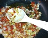 A picture of step 4 of Chinese fried rice.