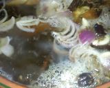 A picture of step 2 of Mutton Trotters/ Paaye😋🐐.