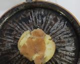 A picture of step 4 of Smashed Potatoes.
