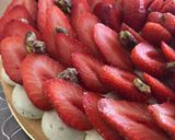 Une image de l'étape 5 de Tarte aux Fraises, Sablé breton et Ganache pistache.