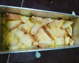 Foto langkah ke 3 dari resep Puding roti tawar panggang (bread pudding).