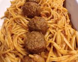 A picture of step 3 of Spaghetti in Ketchup Sauce.