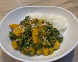 A picture of step 6 of Butternut squash and spinach curry.