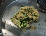 A picture of step 4 of Rajgira cucumber Patty.