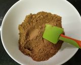 A picture of step 3 of No - bake melon cheese cake.
