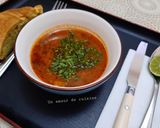 Une image de l'étape 9 de Soupe d'orge concassé 🥣 accompagnée de pain maison 🌾.