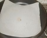 A picture of step 5 of Veg cheese pizza.