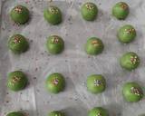 Cara Membuat Mochi cookies pandan coklat kacang 8