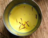 A picture of step 1 of Kuttu Atta Phirni (Buckwheat Flour Pudding).