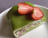 Hình bước làm 7 của món Crepe trà xanh