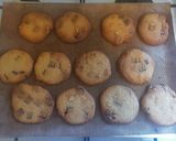 Une image de l'étape 6 de Cookies Chocolat-Noix-Noisette.