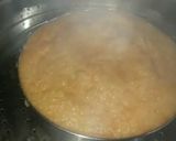 A picture of step 7 of Tricolour dhoklas.