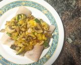 Foto del paso 2 de la receta Rollitos de calabacín, champiñones y queso