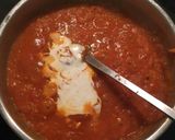 A picture of step 5 of Spinach Ricotta Ravioli In Tomato Cream Sauce.