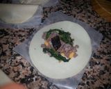 Foto del paso 9 de la receta Empanadillas de espinaca, queso, atún y ciruelas