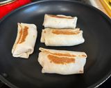 A picture of step 5 of Easy Mini Breakfast Burrito.