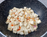 Foto langkah ke 3 dari resep Tahu tumis rebon.