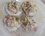 A picture of step 4 of Idli pizza.