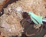 Foto langkah ke 5 dari resep Blueberry Brownies Cheesecake.