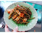 รูปขั้นตอนการทำที่ 4 ของ ผัดพริกแกงผักบุ้งสามชั้นชิ้นโตๆ ☘🌶🐷🔥🐷🌶☘ #กินผักรักสุขภาพ6
