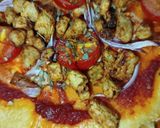 Foto del paso 7 de la receta: ⭐Mini "pizza" de harina de garbanzo en airfryer⭐
