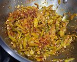 A picture of step 5 of Tindora dry sabji.