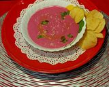A picture of step 3 of Chickpeas Beetroot Hummus.