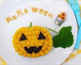 Halloween萬聖節-南瓜蛋糕飯飯的食譜步驟6照片