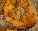 A picture of step 4 of Fry eggplant with rice and black beans.