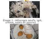 Une image de l'étape 2 de Quiche chèvre oignons et miel 🍯.