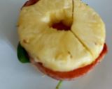 A picture of step 4 of My Muffin with Gammon, Pineapple + Poached Egg on Spinach.