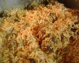 A picture of step 14 of Sindhi biryani.