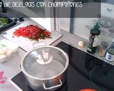 Foto del paso 3 de la receta Salteado tradicional de acelgas con champiñones al ajillo